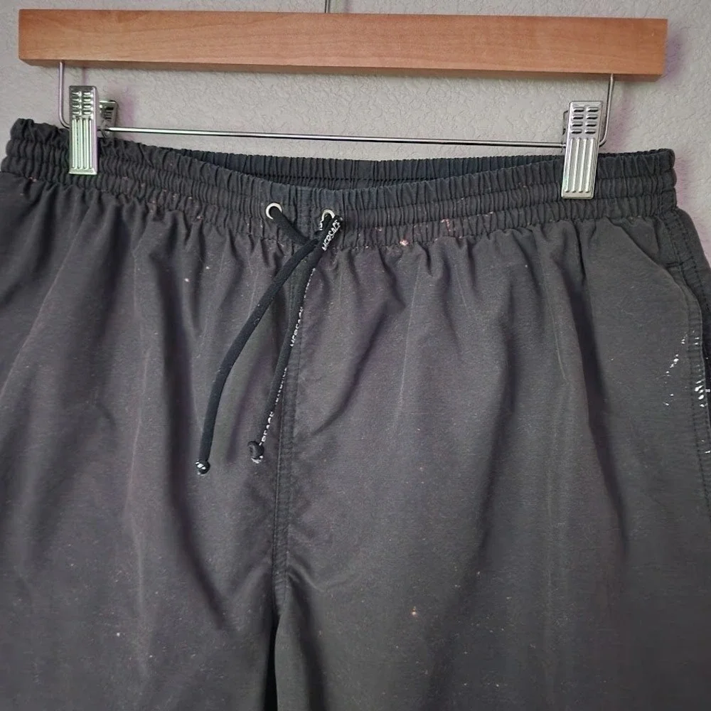 VERSACE Intensive Vintage 90s Swim Trunks Black Resortwear Minimalist‎ XL